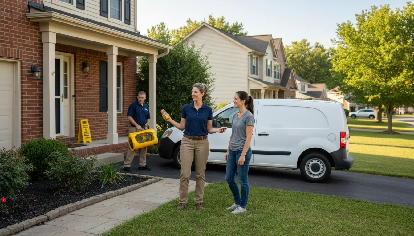 Water restoration image for Dehumidification And Cleanup Services in Mcdowell, KY